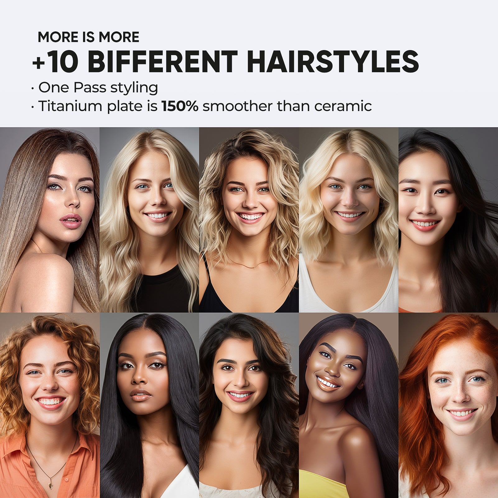 Powerful tech for thick, coarse or curly hair types